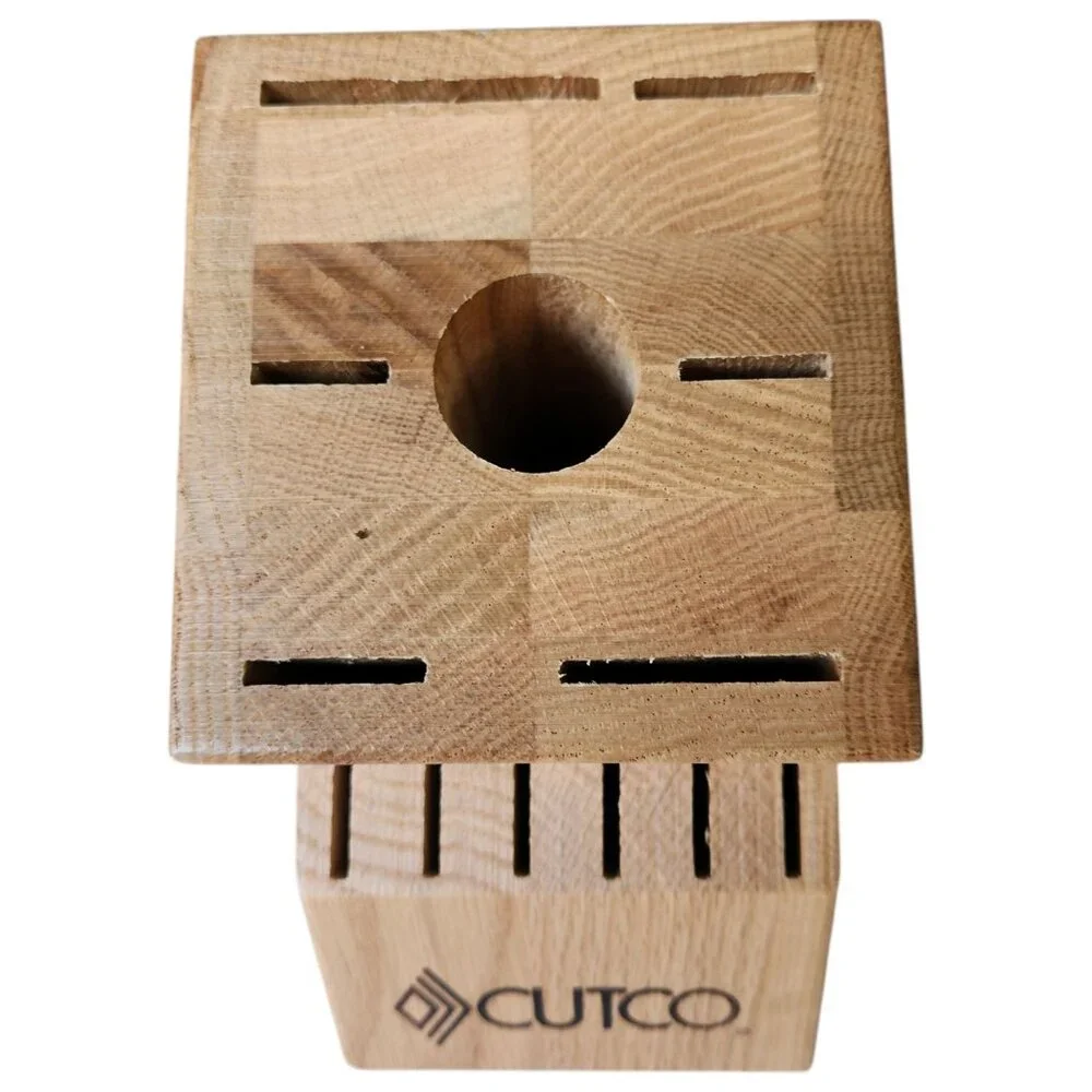 CUTCO #1744 Knife Block 13-Slot Honey Oak